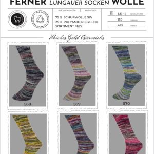 Lungauer Sockenwolle 6-fach