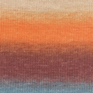 Merino 200 Bébé Color 0551 orange/grün