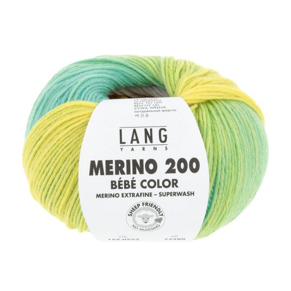 Merino 200 Bébé Color 0552 rost/mint – Bild 2