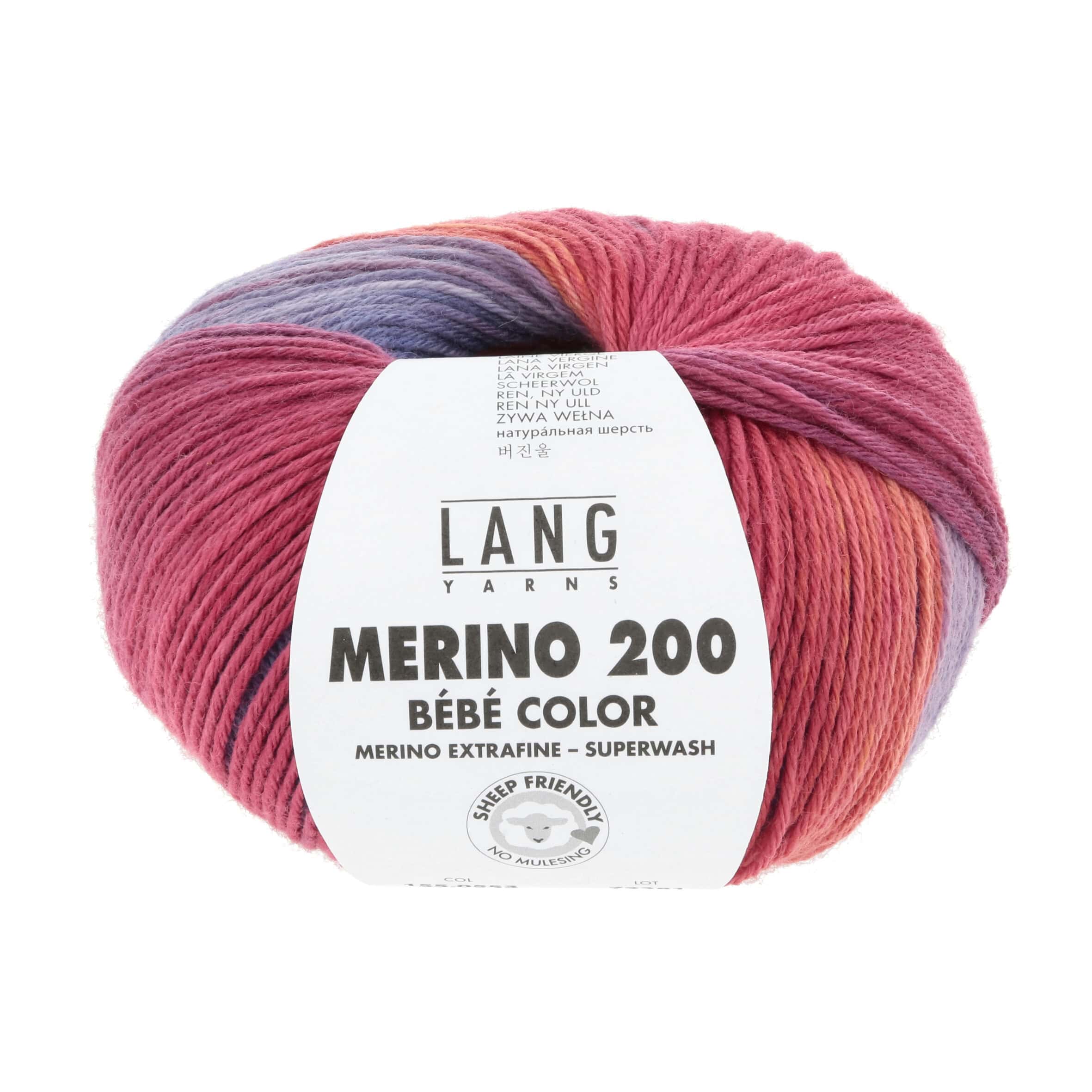 Merino 200 Bébé Color 0553 regenbogen – Bild 2