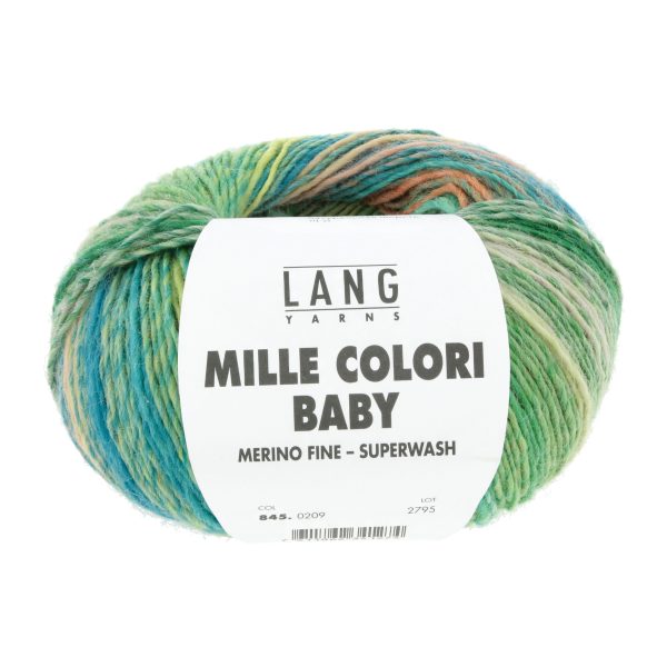 Mille Colori Baby 0209 grün/petrol/rosa – Bild 2
