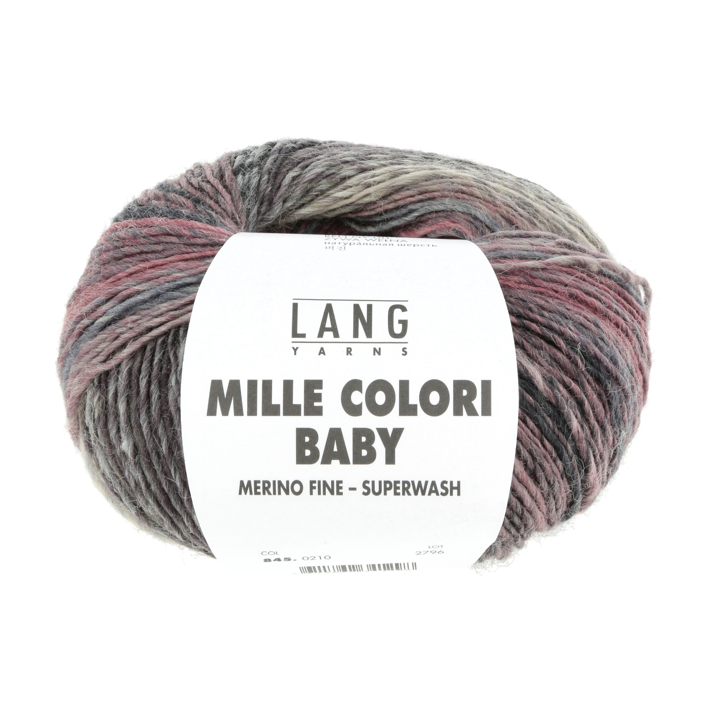 Mille Colori Baby 0210 bordeaux/beige/grau – Bild 2