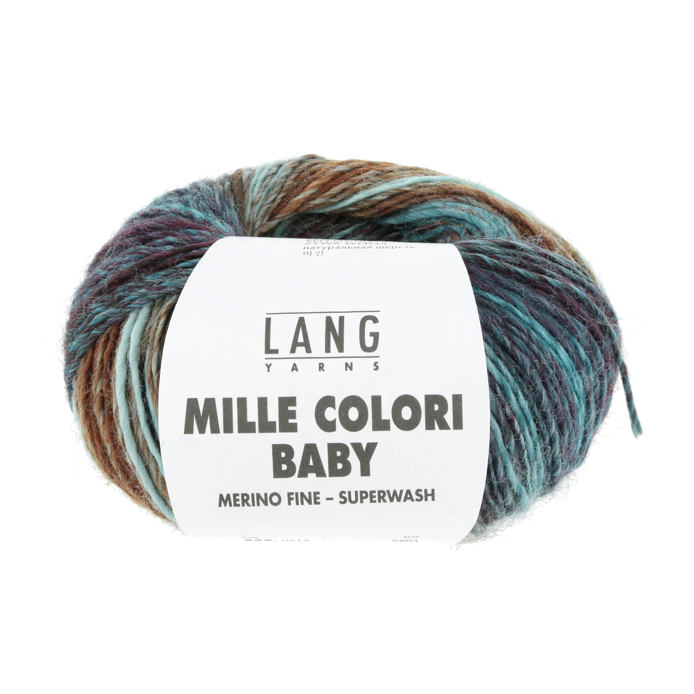 Mille Colori Baby 0215 grün/aubergine/ziegel – Bild 2