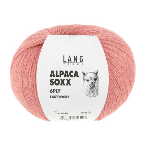 Alpaca Soxx 6ply 0028 lachs – Bild 2