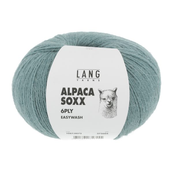 Alpaca Soxx 6ply 0072 mint dunkel – Bild 2