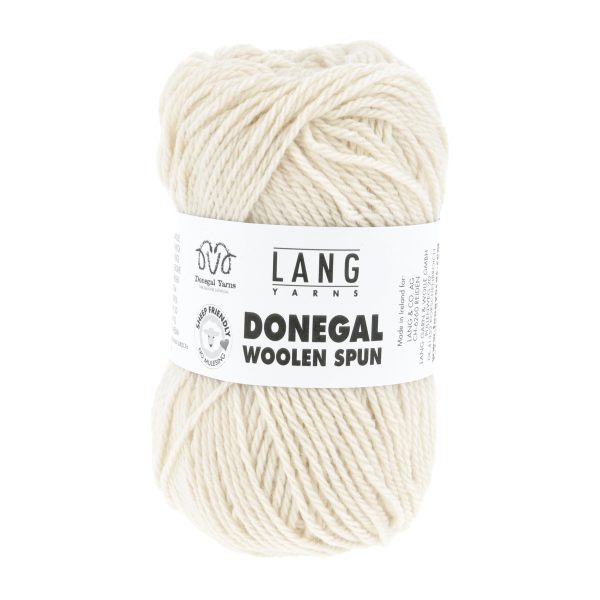 Donegal Woolen Spun 0001 weiss – Bild 2