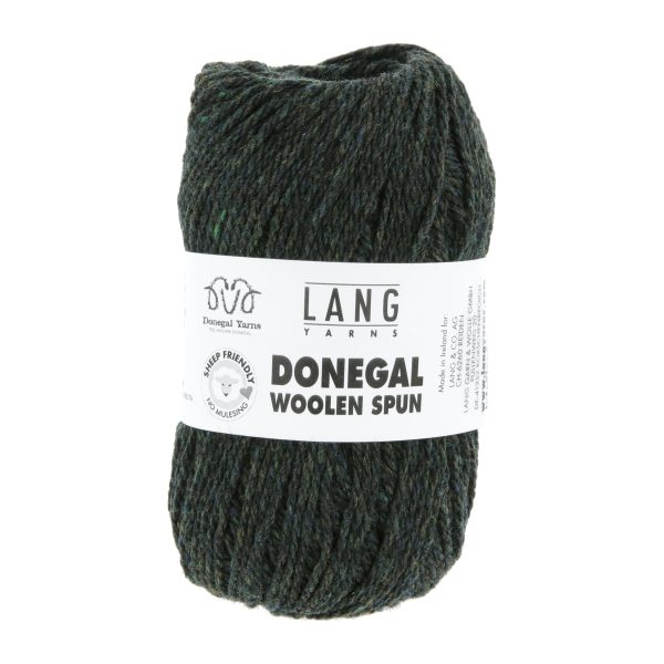 Donegal Woolen Spun 0018 dunkelgrün – Bild 2
