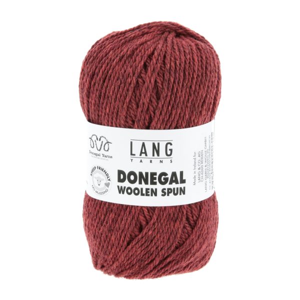 Donegal Woolen Spun 0060 rot – Bild 2