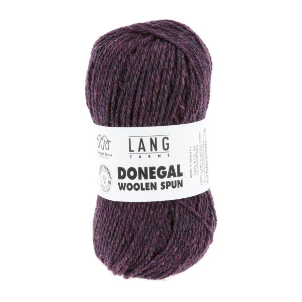Donegal Woolen Spun 0080 aubergine – Bild 2