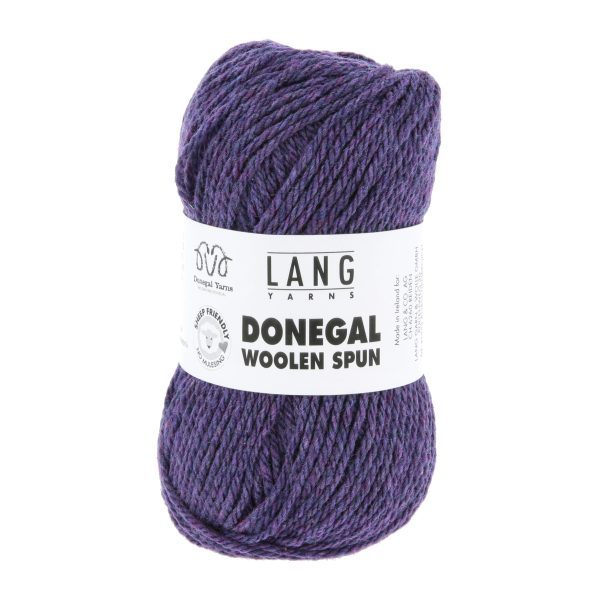 Donegal Woolen Spun 0090 violett – Bild 2