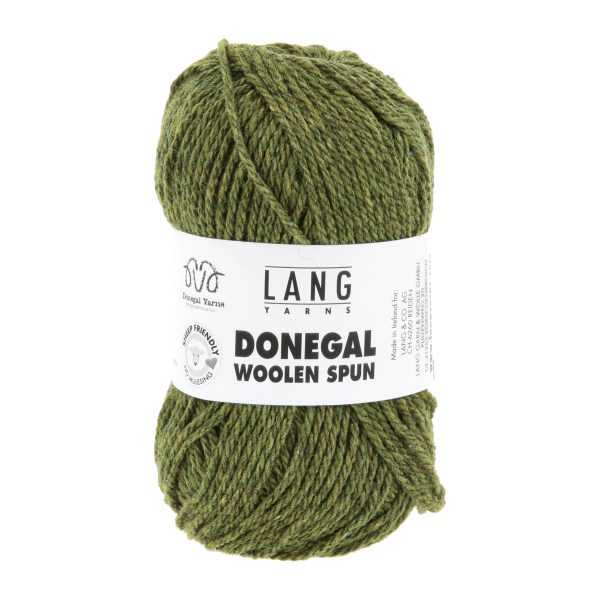 Donegal Woolen Spun 0097 olive – Bild 2