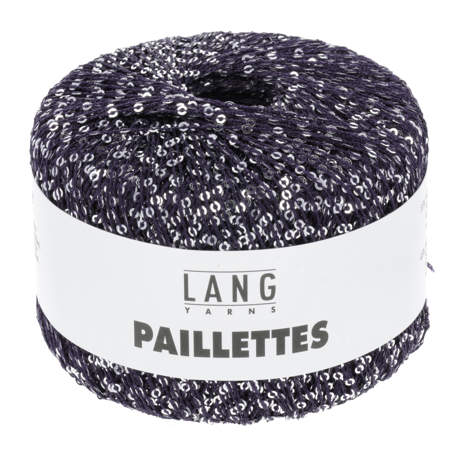 Paillettes 0035 marine/silber – Bild 2