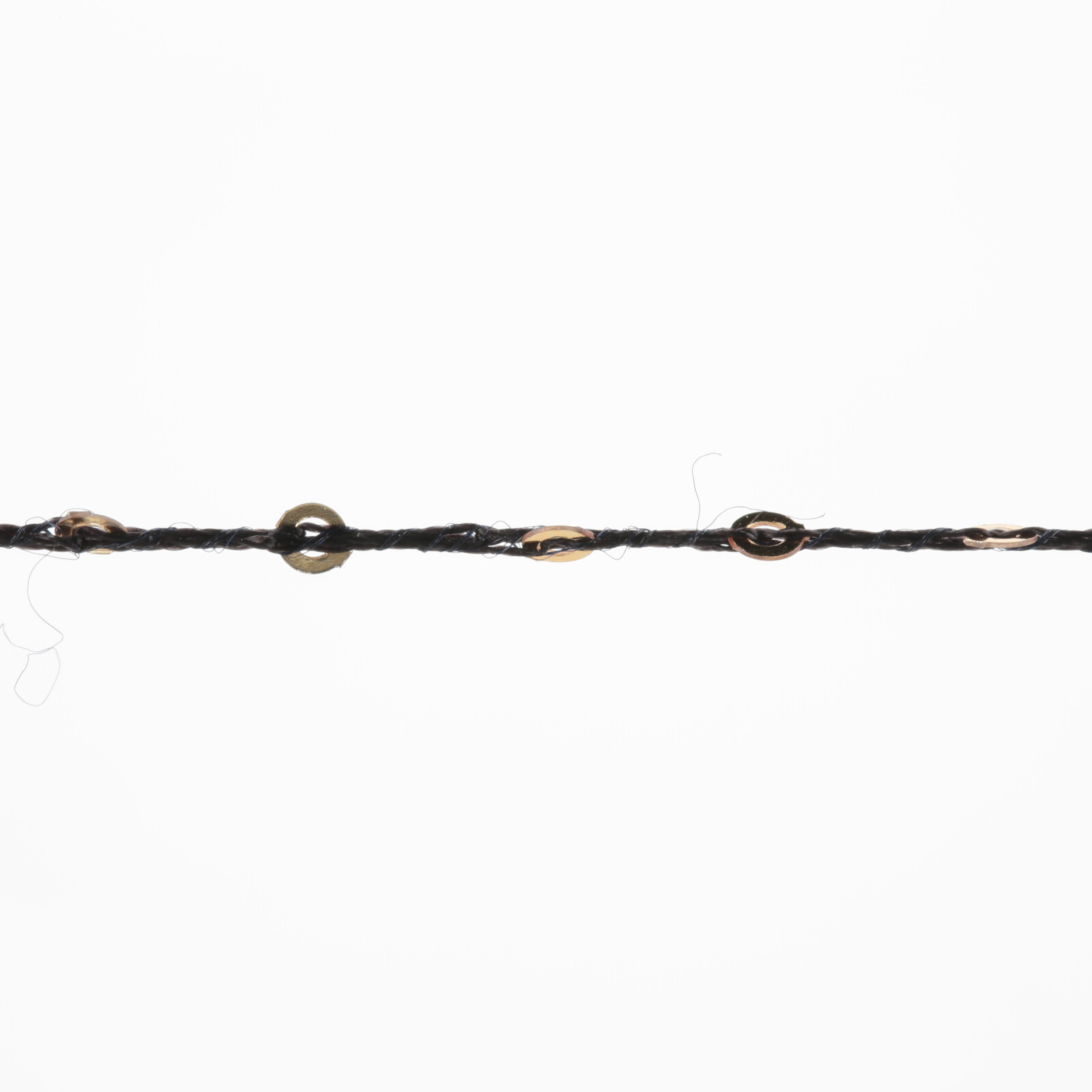 Paillettes 0070 anthrazit/gold – Bild 3