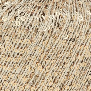 Paillettes 0096 hellbeige/grün