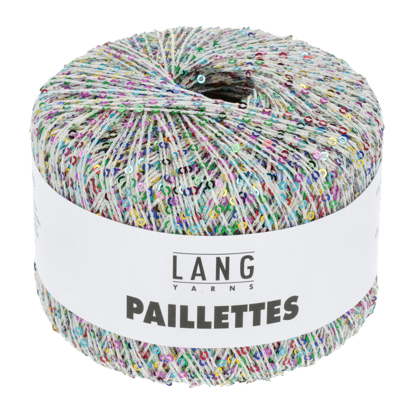 Paillettes 0101 weiss/bunt – Bild 2