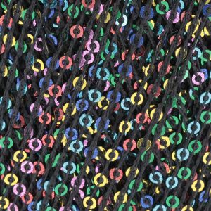 Paillettes 0104 schwarz/bunt