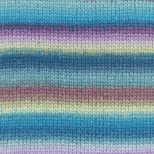 Cloud 0019 petrol/türkis/lila/hellgrün