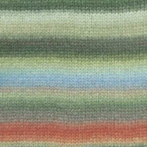 Cloud 0020 dunkelgrün/olive/hellblau/rot