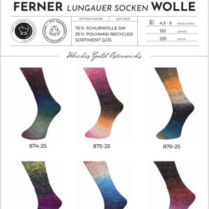 Ferner Sockenwolle 8fach 879