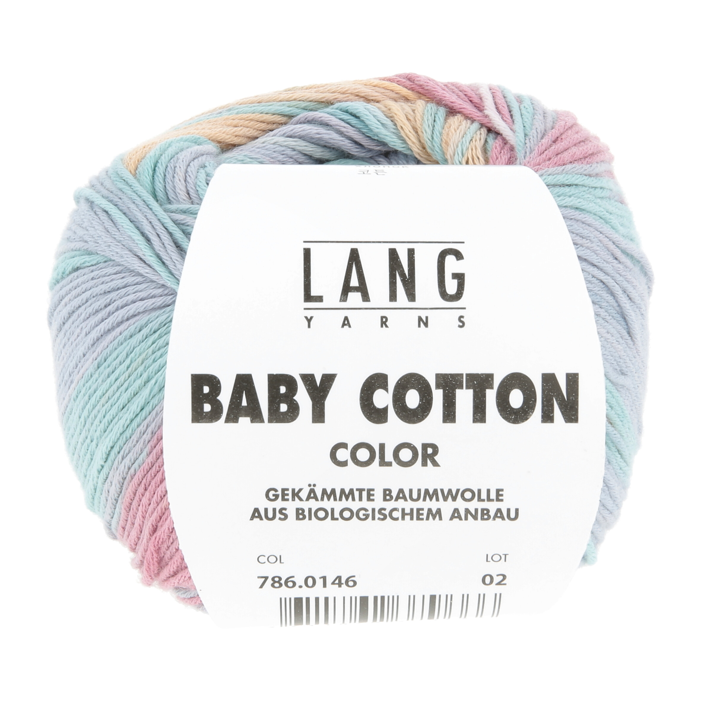 Baby Cotton Color 0146 lila/beere/apricot – Bild 2