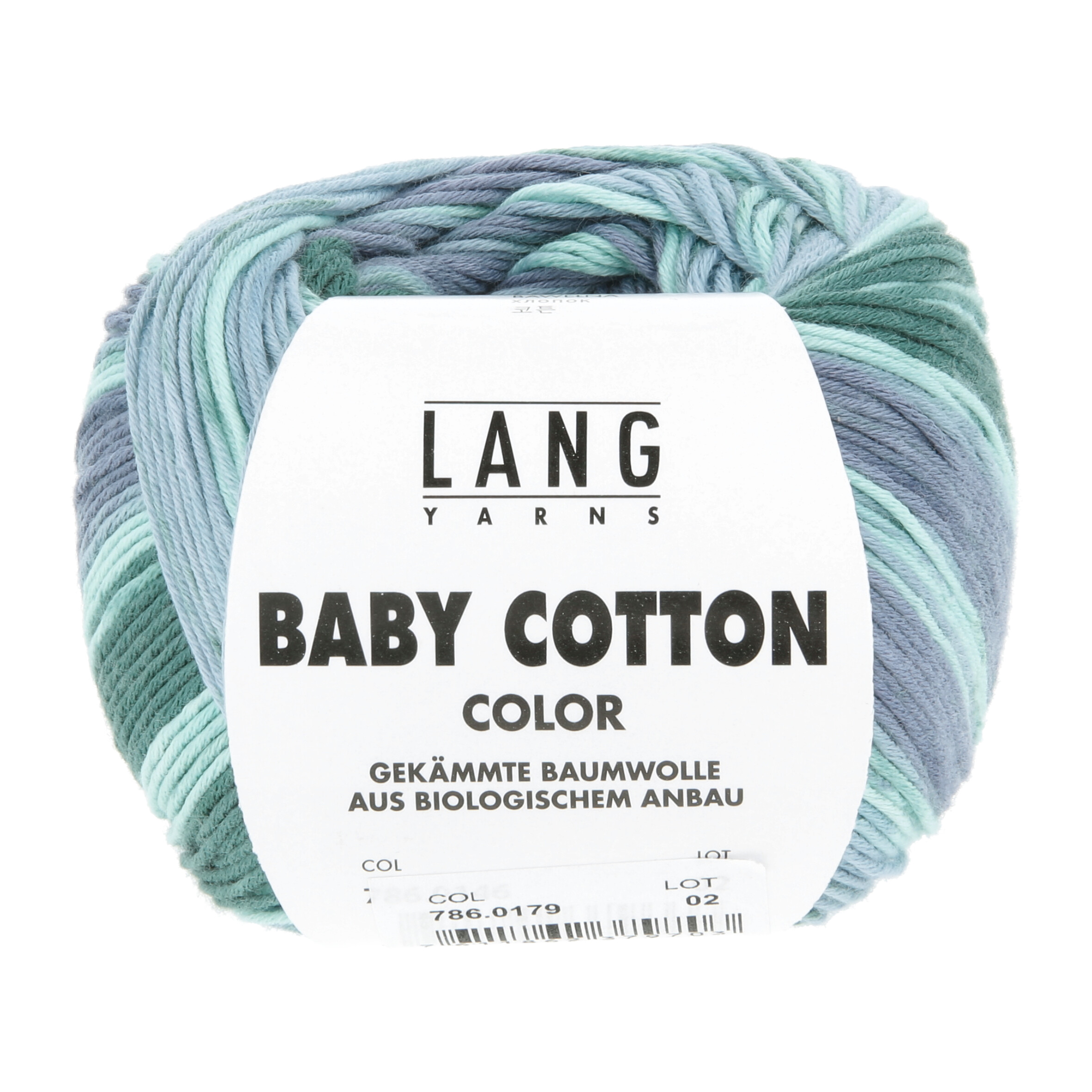 Baby Cotton Color 0179 türkis/violett/grün – Bild 2