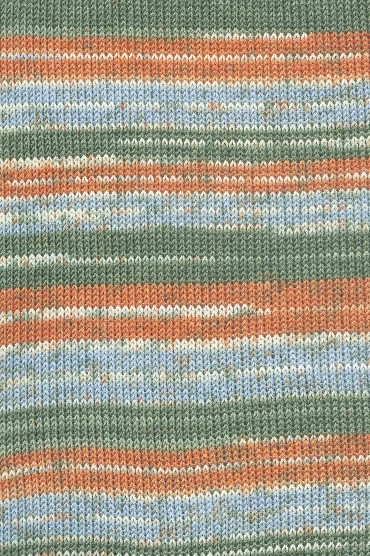 Baby Cotton Color 0197 olive/orange/hellblau