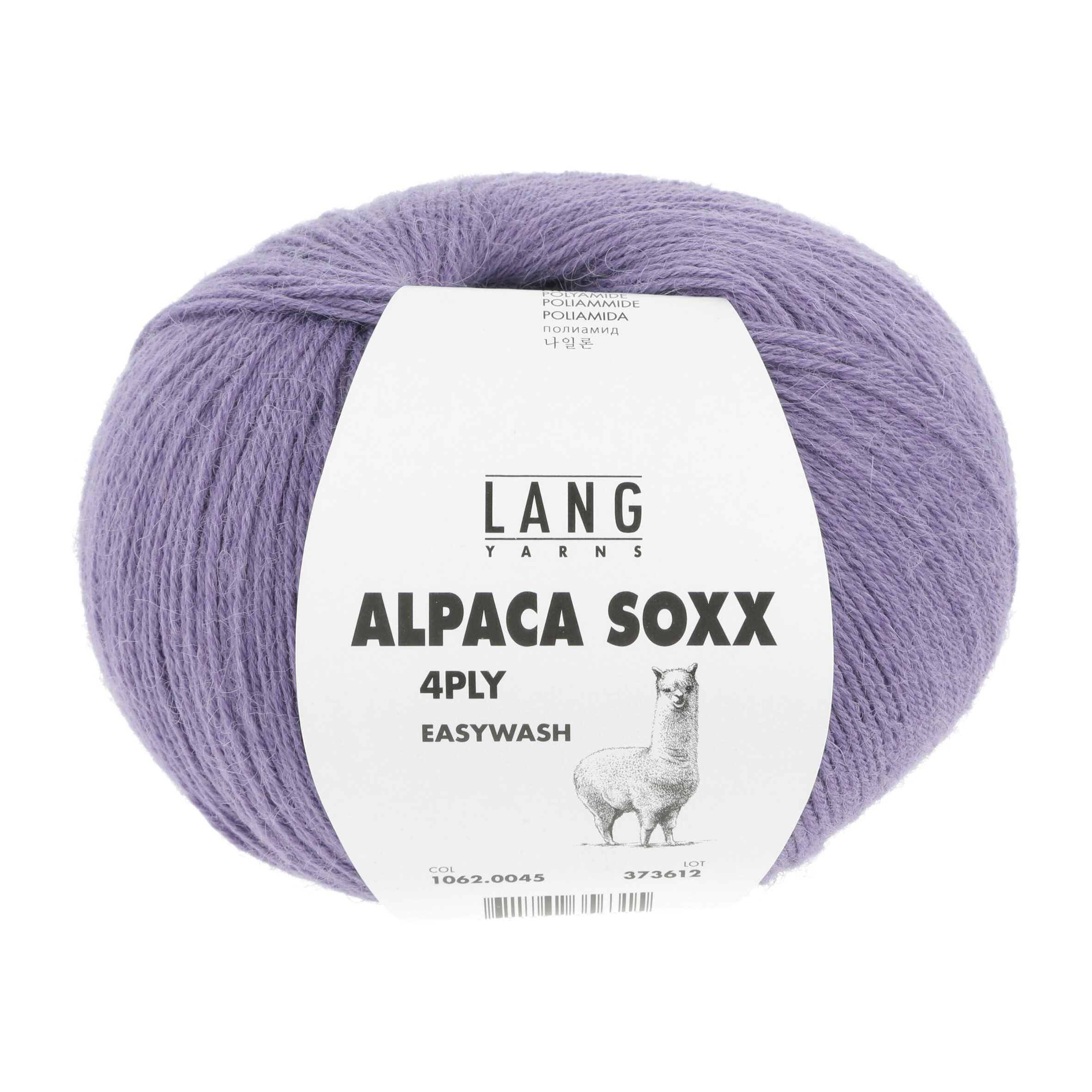 Alpaca Soxx 4ply 0045 lila dunkel – Bild 3