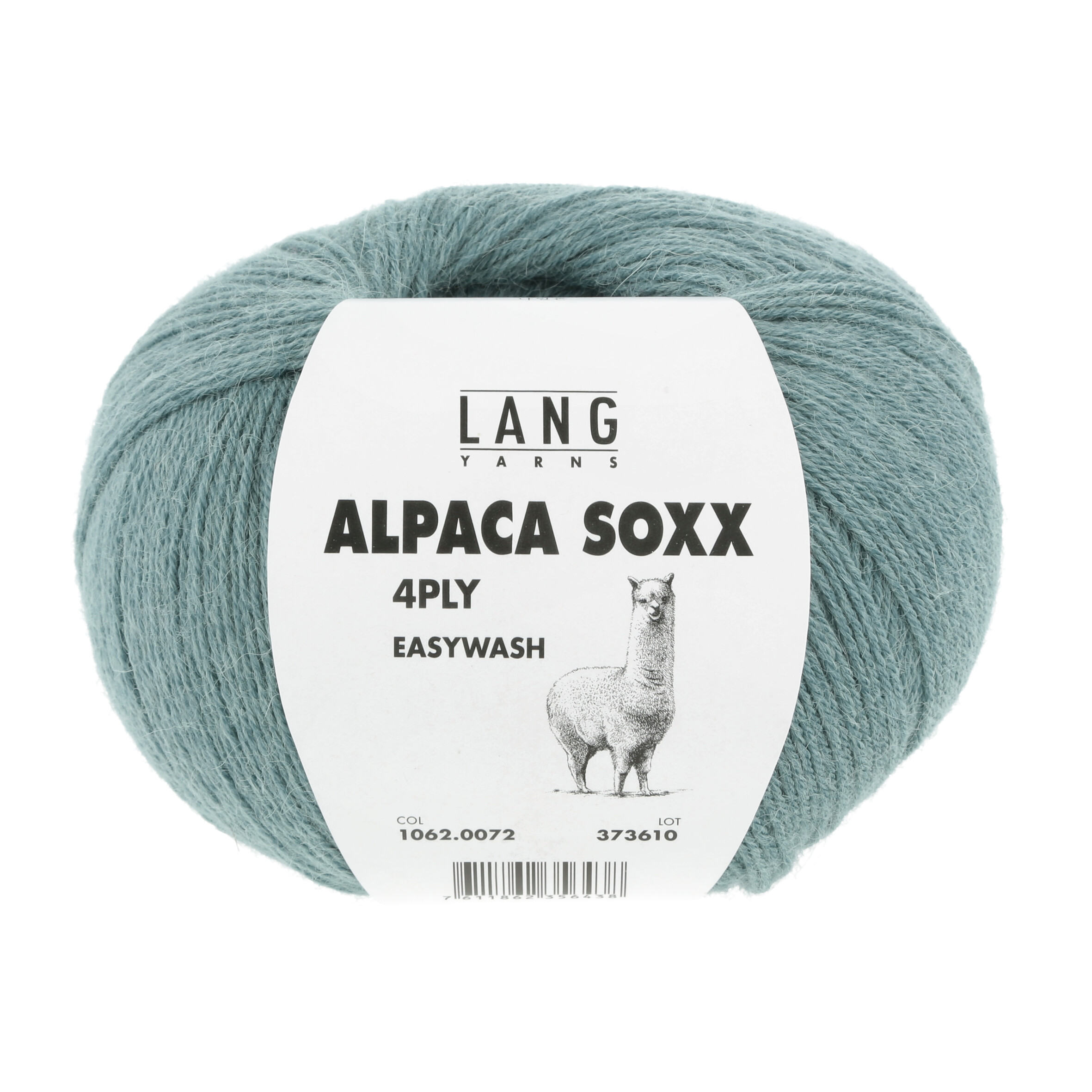 Alpaca Soxx 4ply 0072 mint dunkel – Bild 3