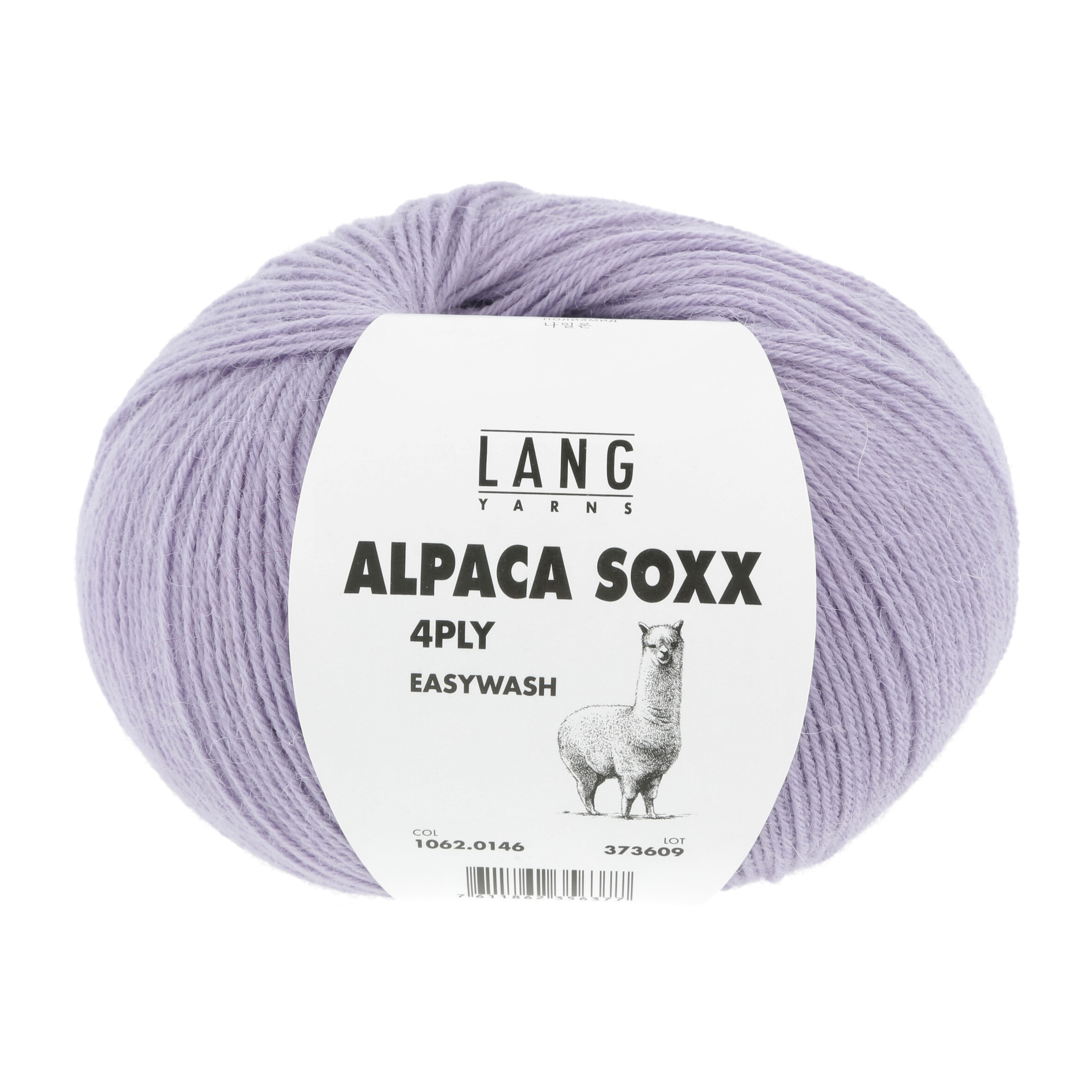 Alpaca Soxx 4ply 0146 lila hell – Bild 3