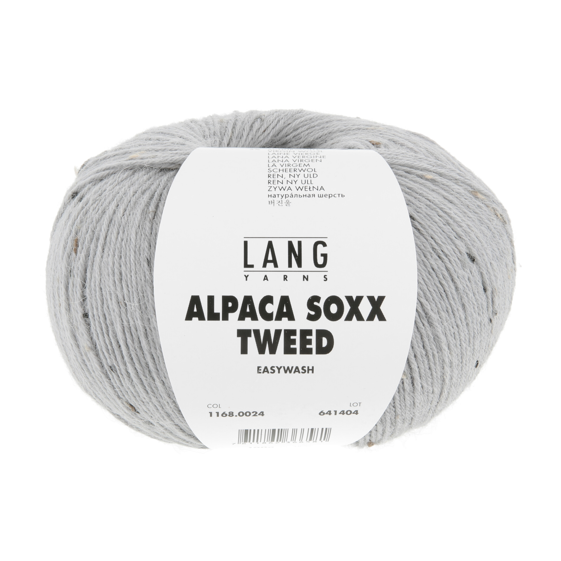 Alpaca Soxx Tweed 0024 grau – Bild 2
