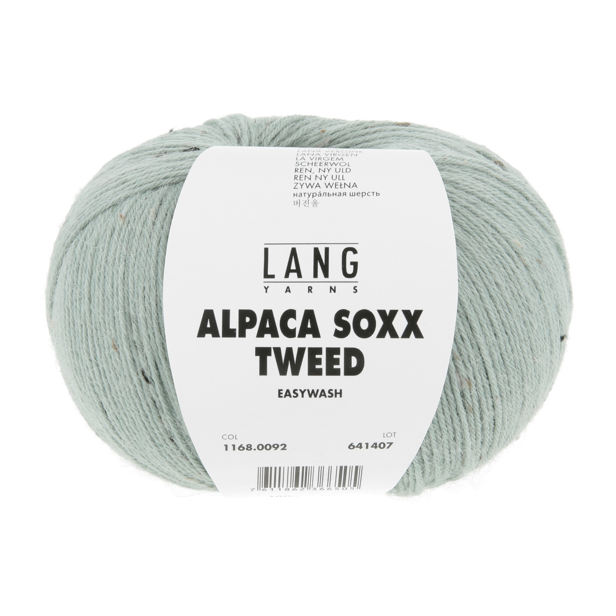 Alpaca Soxx Tweed 0092 salbei – Bild 2