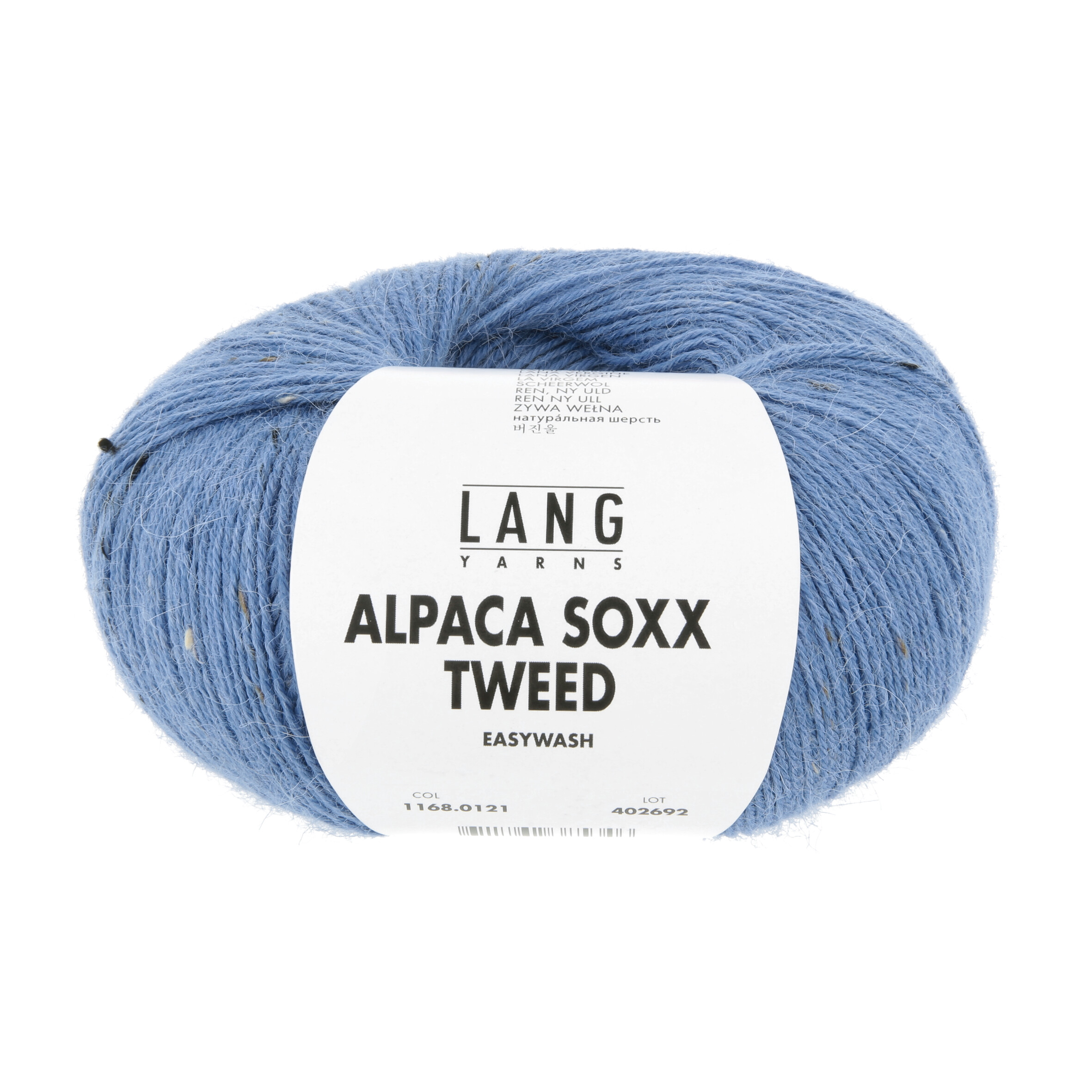 Alpaca Soxx Tweed 0121 himmelblau – Bild 2