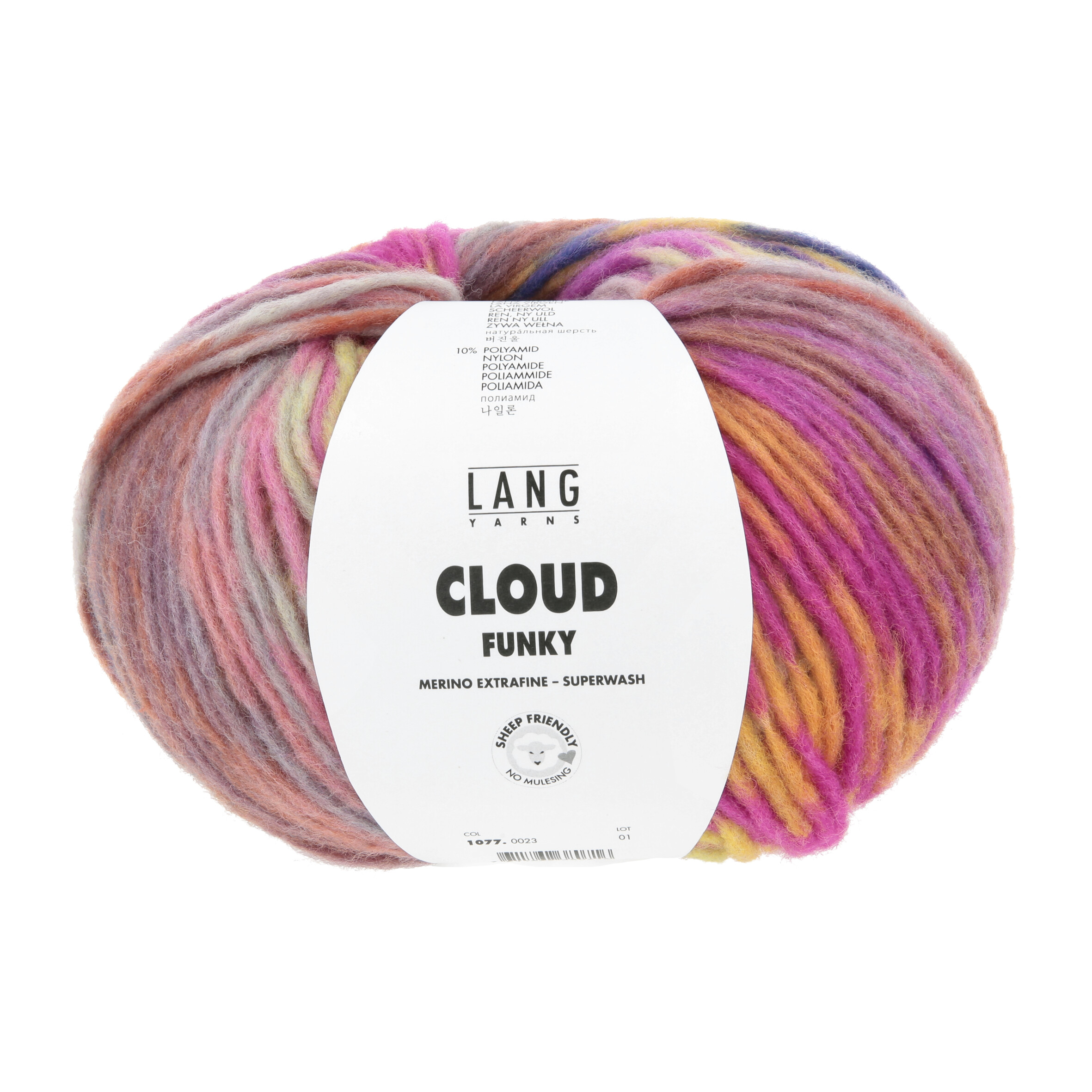 Cloud Funky 0023 melone/marine/gelb/mauve – Bild 2