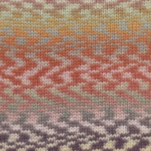 Cloud Funky 0024 ziegel/aubergine/efeu/rosa
