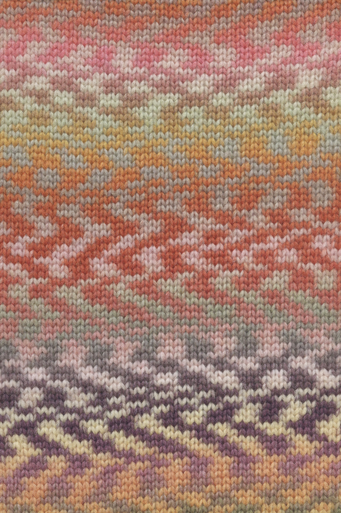 Cloud Funky 0024 ziegel/aubergine/efeu/rosa