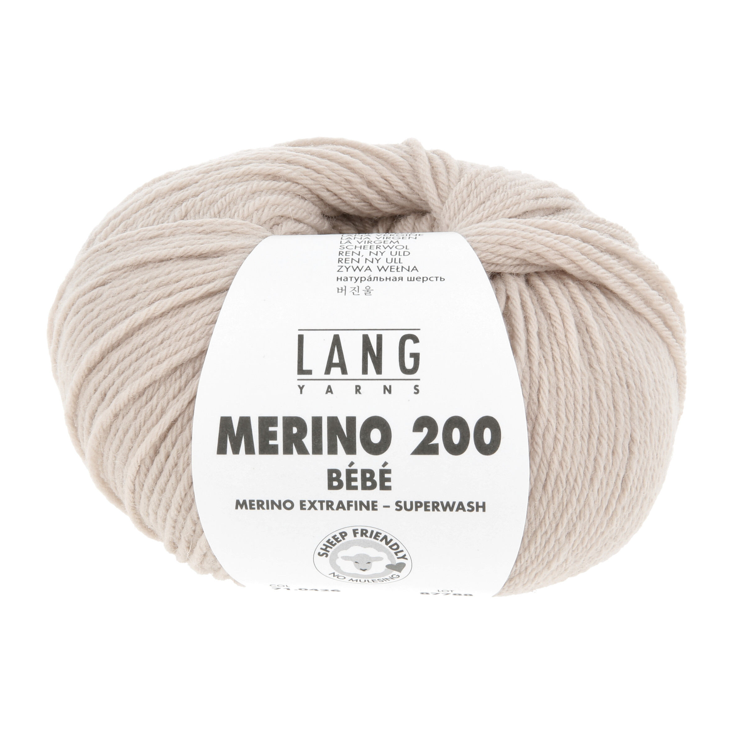Merino 200 Bébé 0426 sand – Bild 2