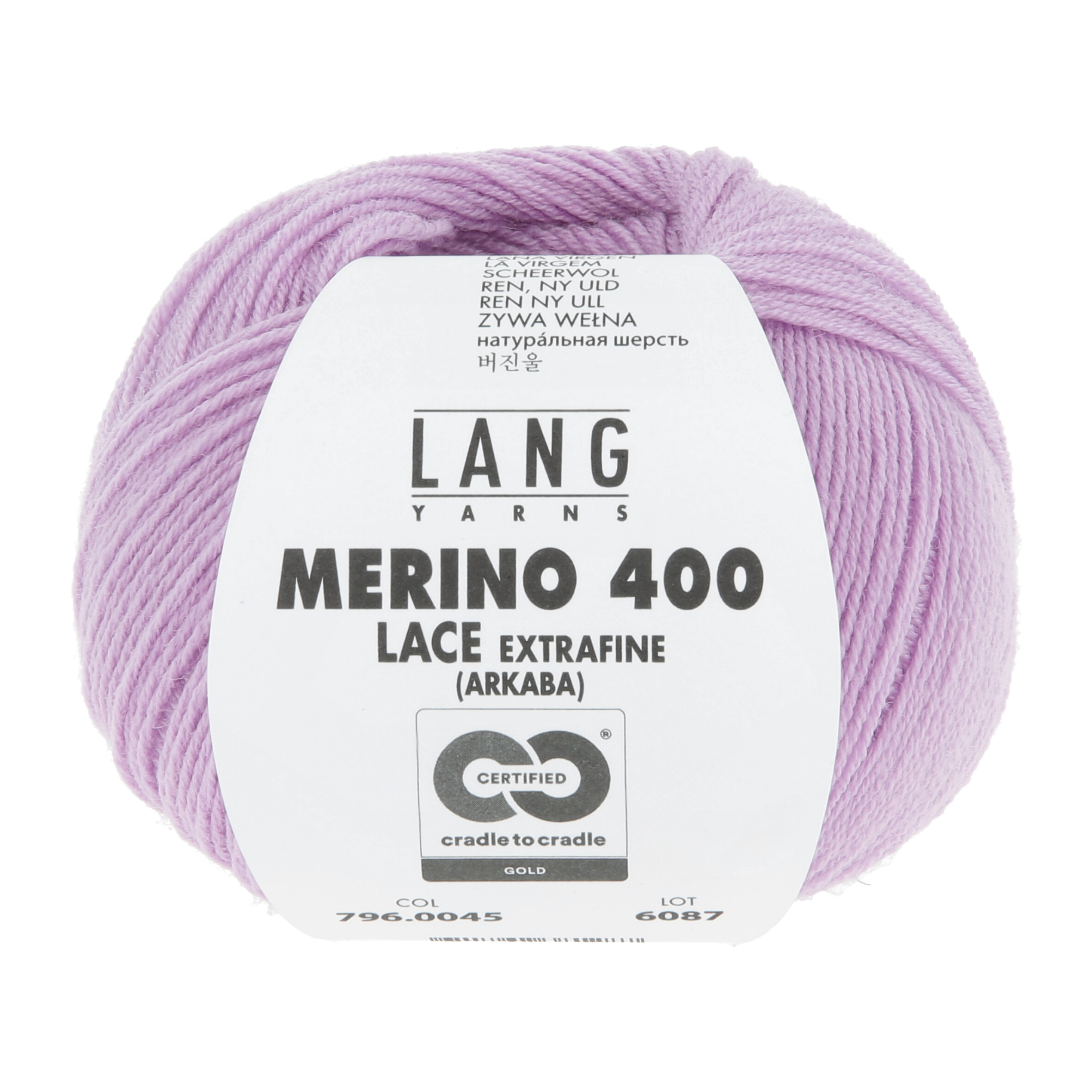 Merino 400 Lace 0045 mauve – Bild 2