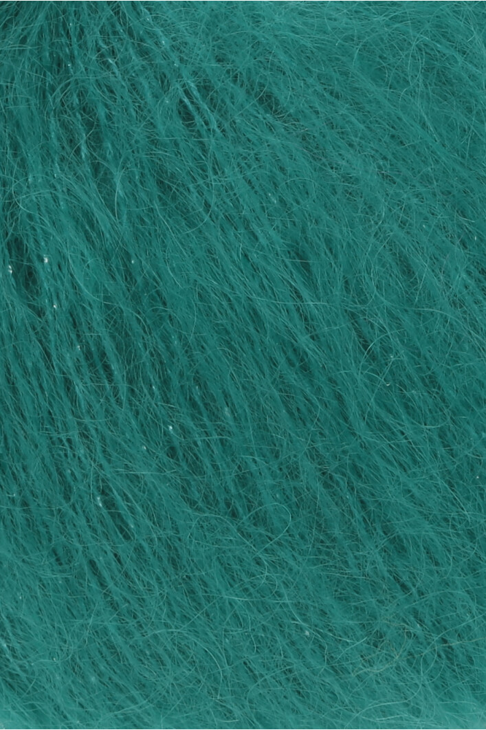 Mohair Luxe Lamé 0074 silber jade