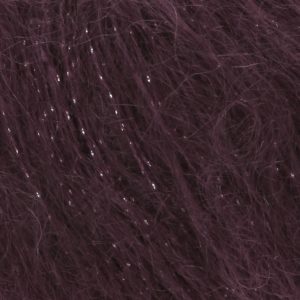 Mohair Luxe Lamé 0180 silber aubergine
