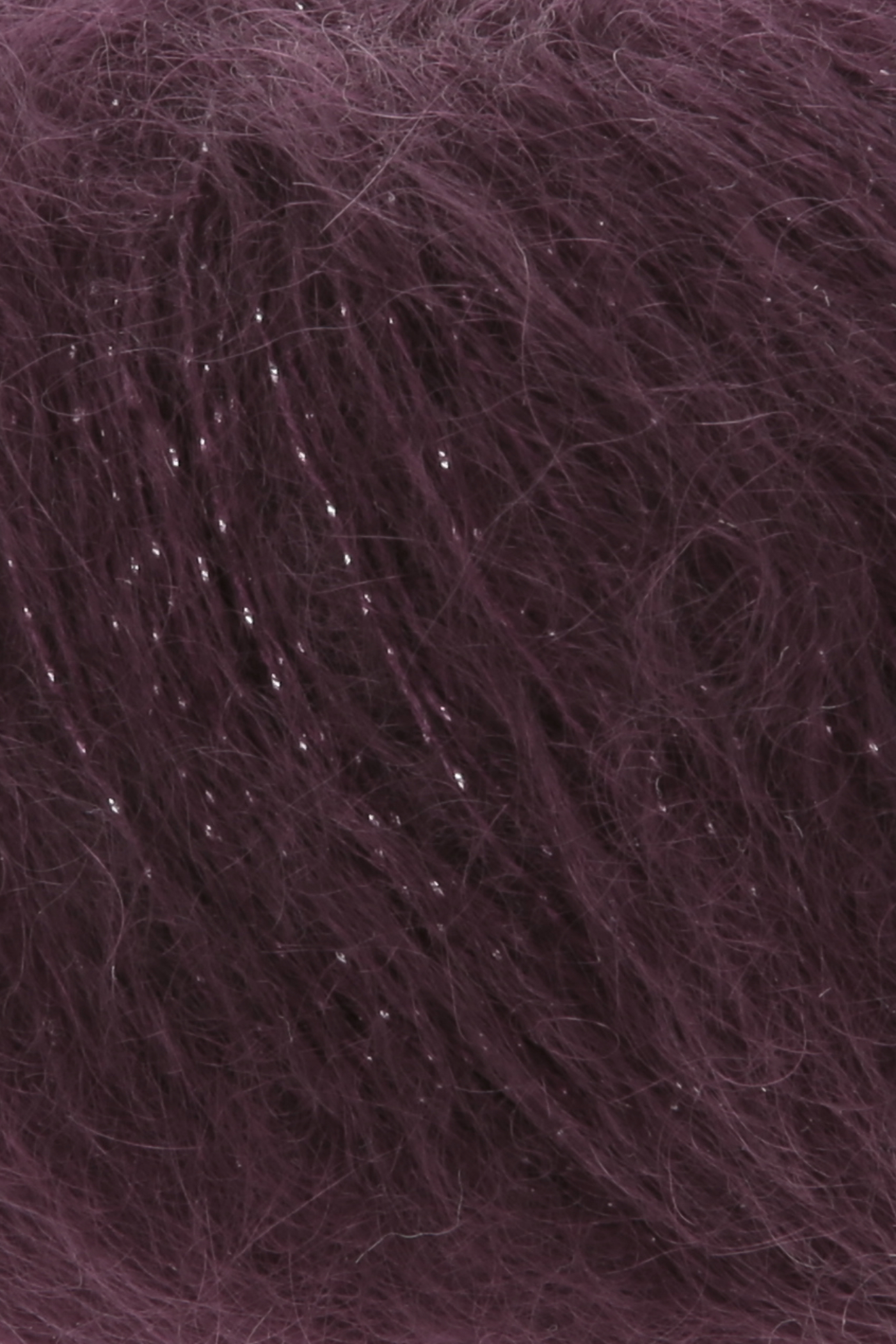 Mohair Luxe Lamé 0180 silber aubergine